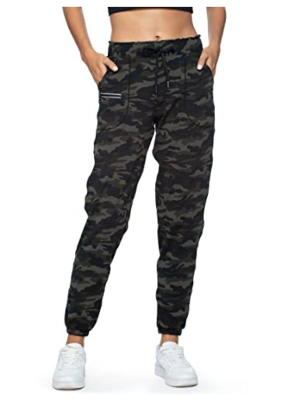 Women's Joggers with Pockets Elastic Waist Workout Yoga Lounge Pants